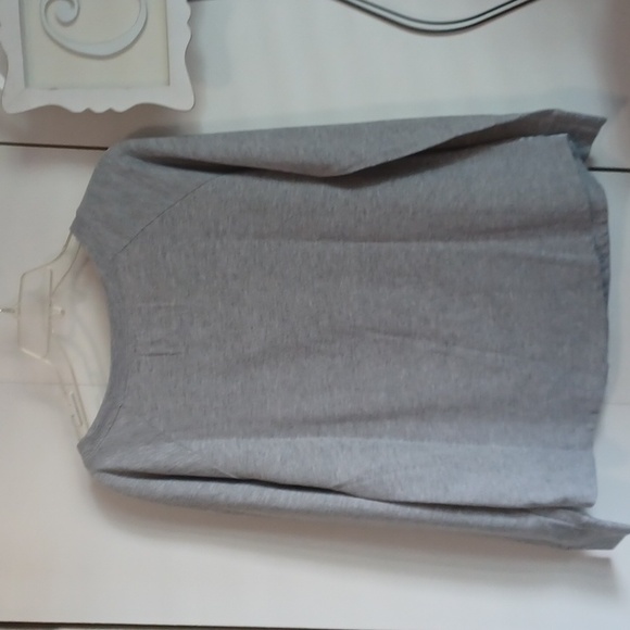 Energie, Womens gray and lace Long sleeve pullover jersey style Sz. L. - Picture 6 of 7